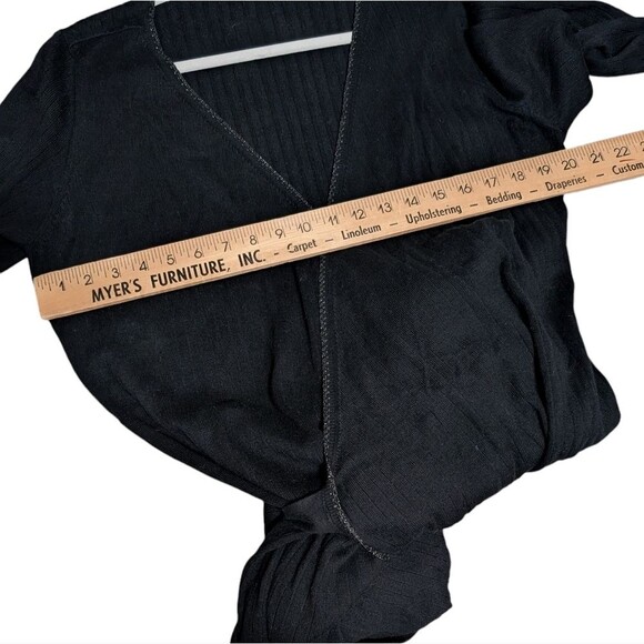 Pamela Dennis Private Client Group cotton cashmere knit full wrap dress Large - Picture 3 of 10